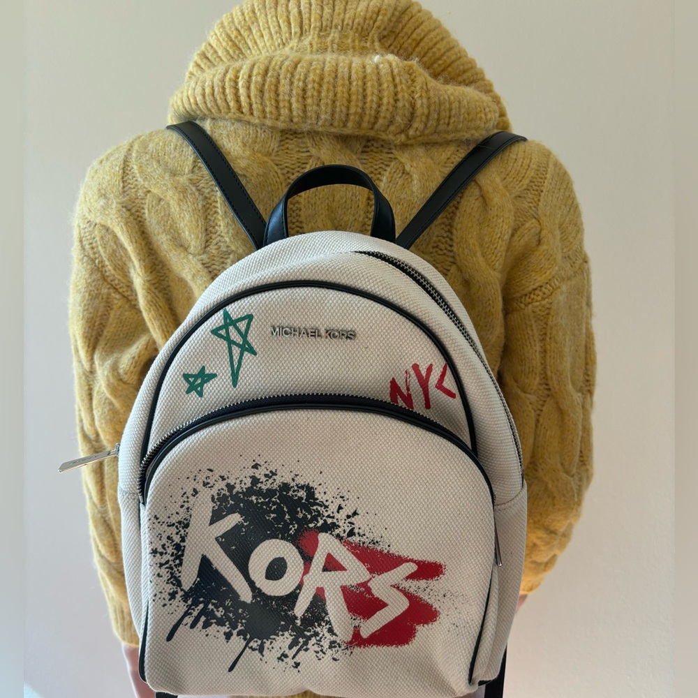 Michael Kors Canvas Backpack